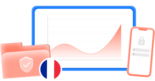 Illustration d'une présentation sécurisée pour un quiz ou sondage interactif en direct - Evalandgo