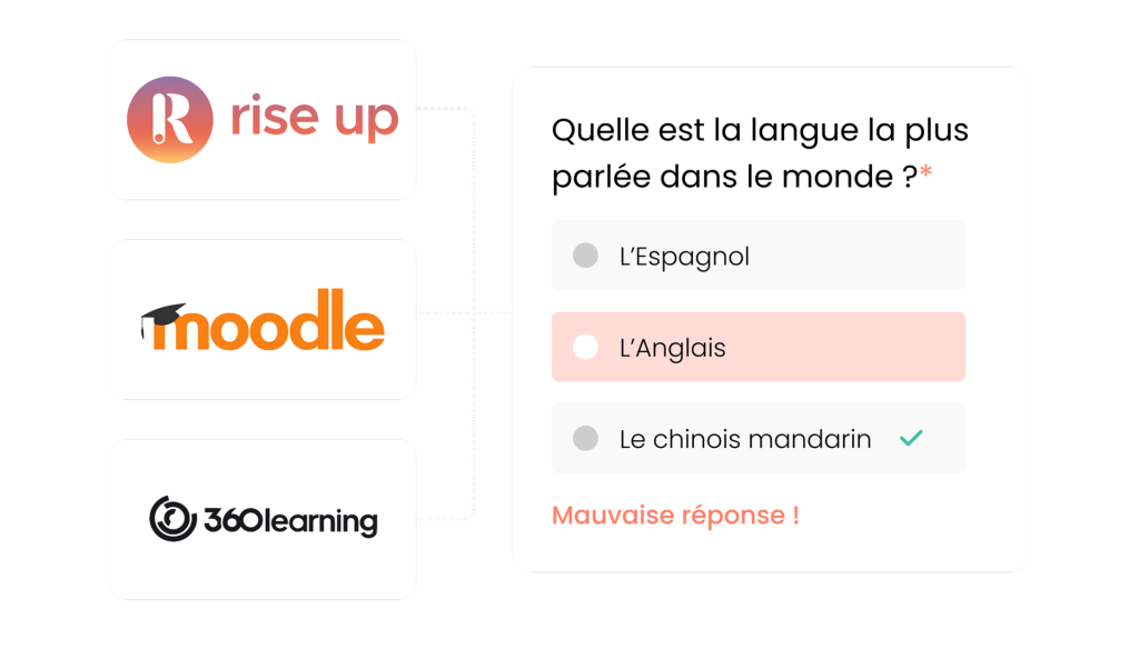Connectez les questionnaires Evalandgo à Moodle et vos plateformes d'e-learning
