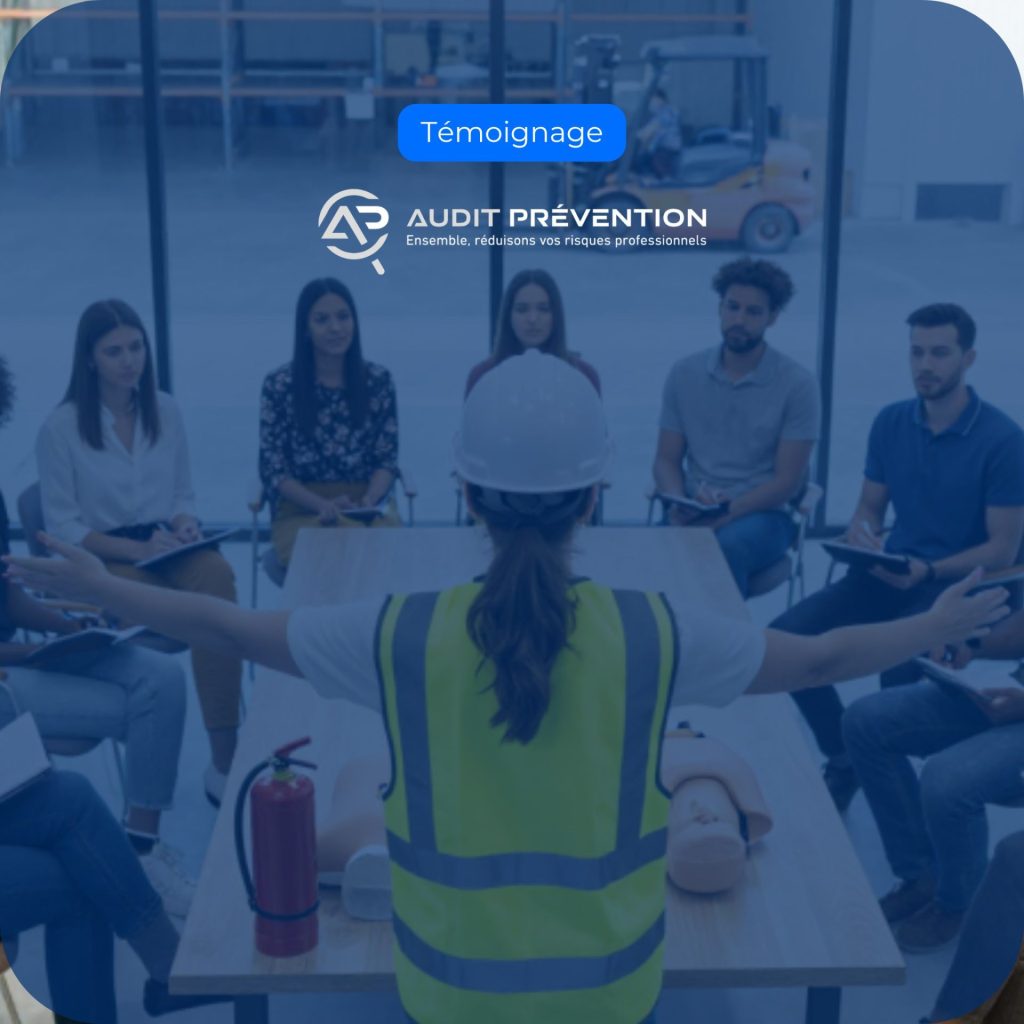 Témoignage client Audit Prévention : formation prévention des risques animée pour ses équipes, étude de cas Evalandgo